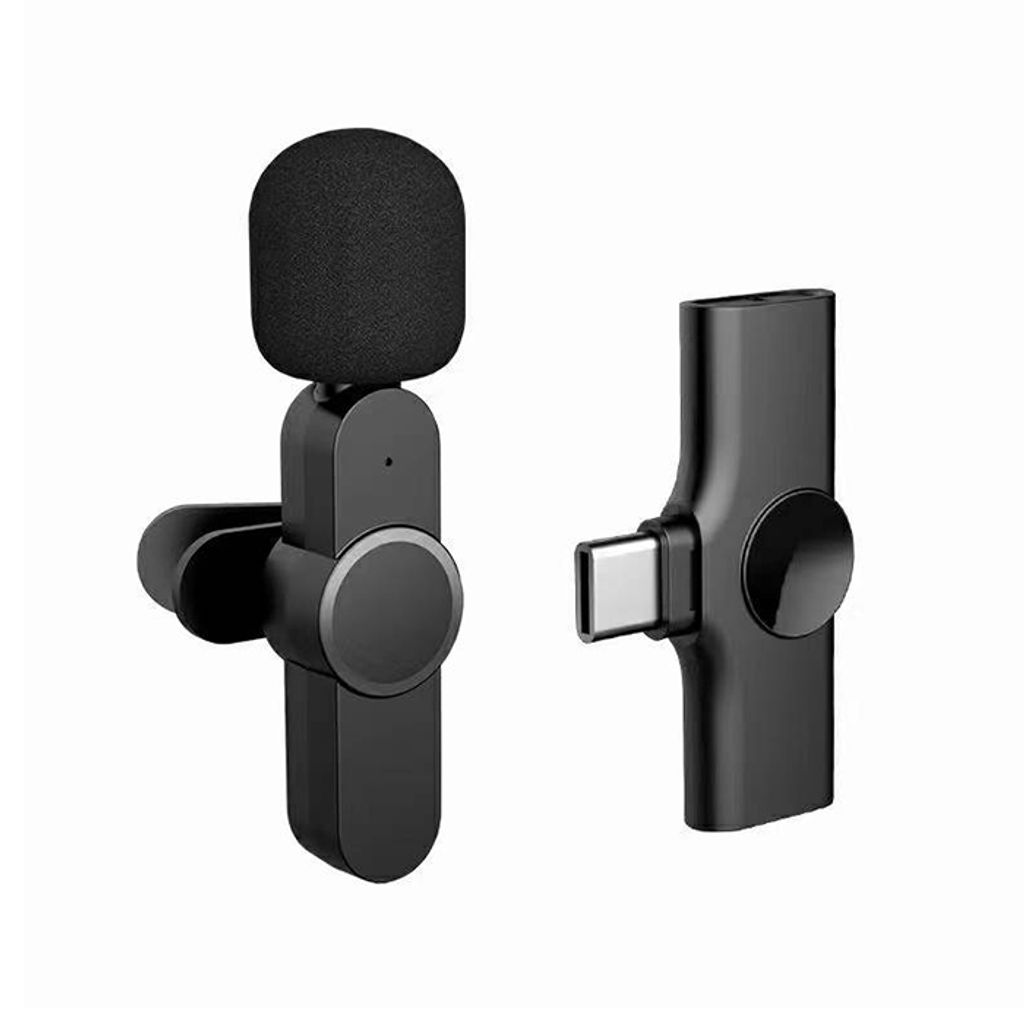 領夾式無線收音麥克風 蘋果iPhoneType-C 智能降噪 全指向麥克風