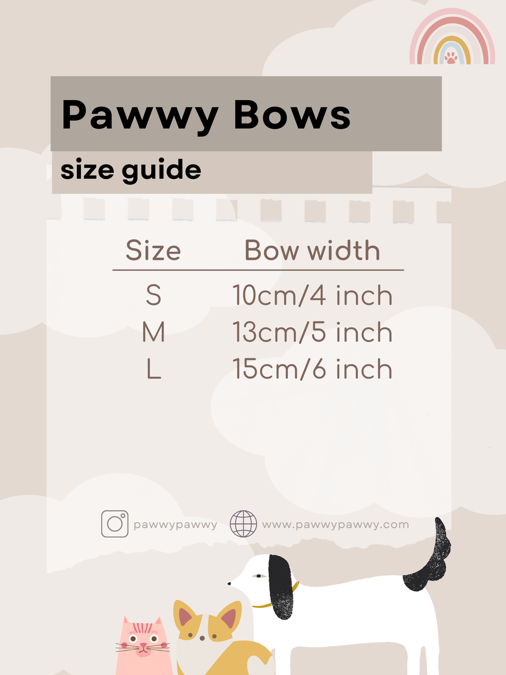 2Bow size