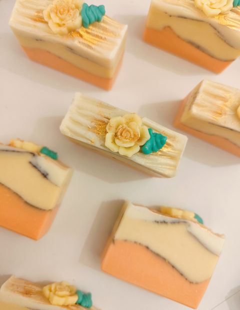 Yellow rose soap 2