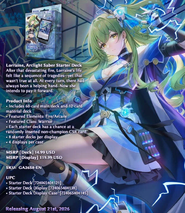 Grand Archive TCG - .asphodel/paradise Starter Deck – MY HOBBY