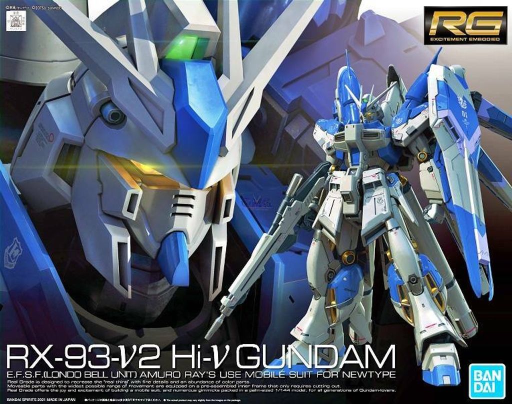 Bandai】RG 1/144 RX-93-V2 Hi-V Gundam – MY HOBBY Bandai】RG 1/144 RX-93-V2 Hi-V Gundam – MY HOBBY