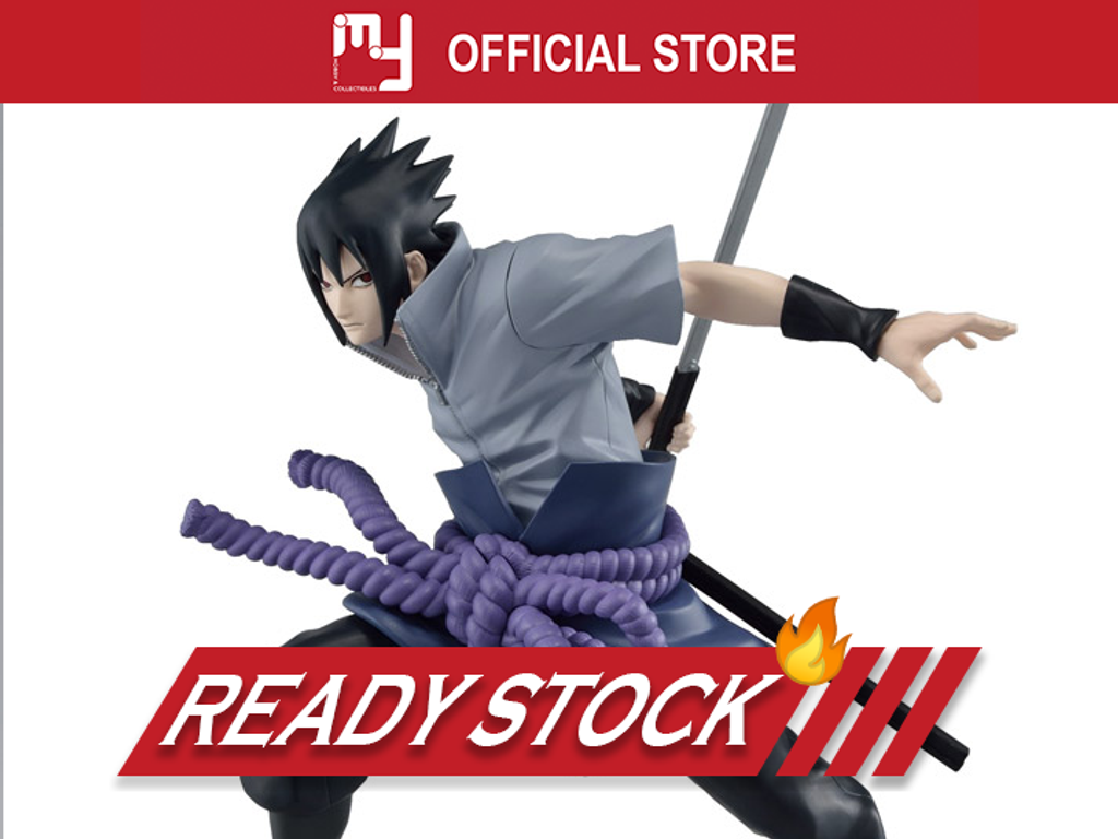 Banpresto Naruto Shippuden Vibration Stars Sasuke Uchiha 6.3-in Figure |  GameStop