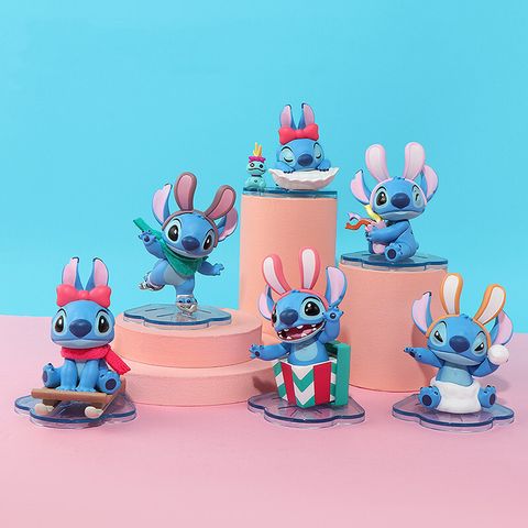 Disney-Lilo-stitch-Bunny-Winter-Story-Series-Cartoon-Anime-Blind-Box-Toys-Stitch-Action-Figure-Cute