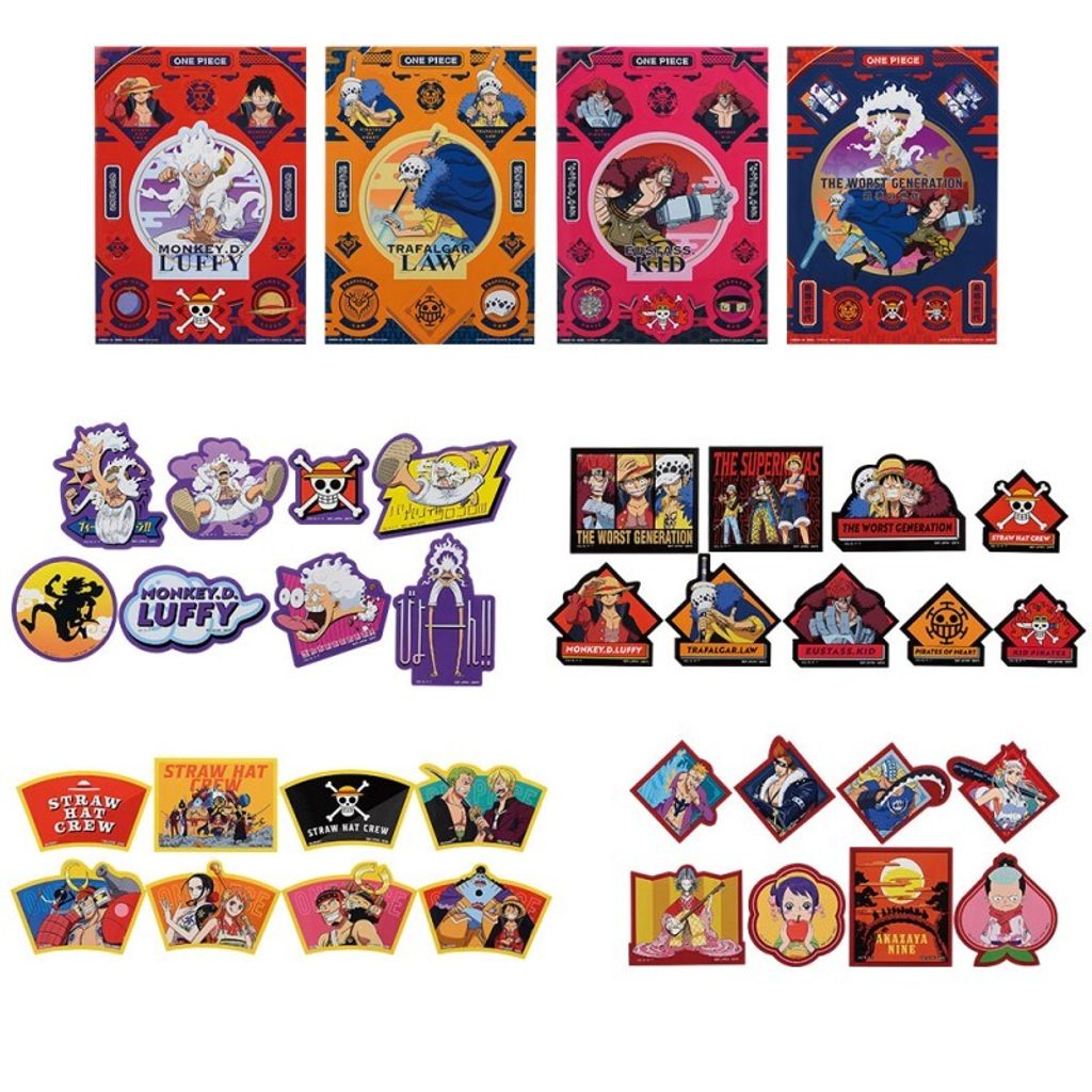 ichiban-kuji-one-piece-beyond-the-level-g-prize-sticker-collection-set-of-8