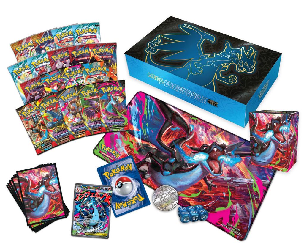 Mega-Charizard-X-ex-Ultra-Premium-Collection-contents