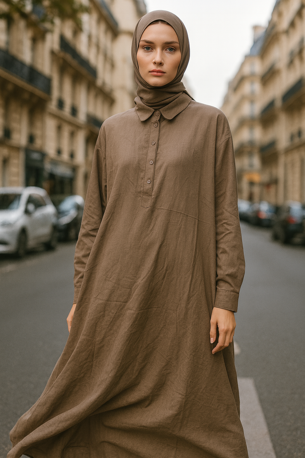 Parisian Elegance in Taupe