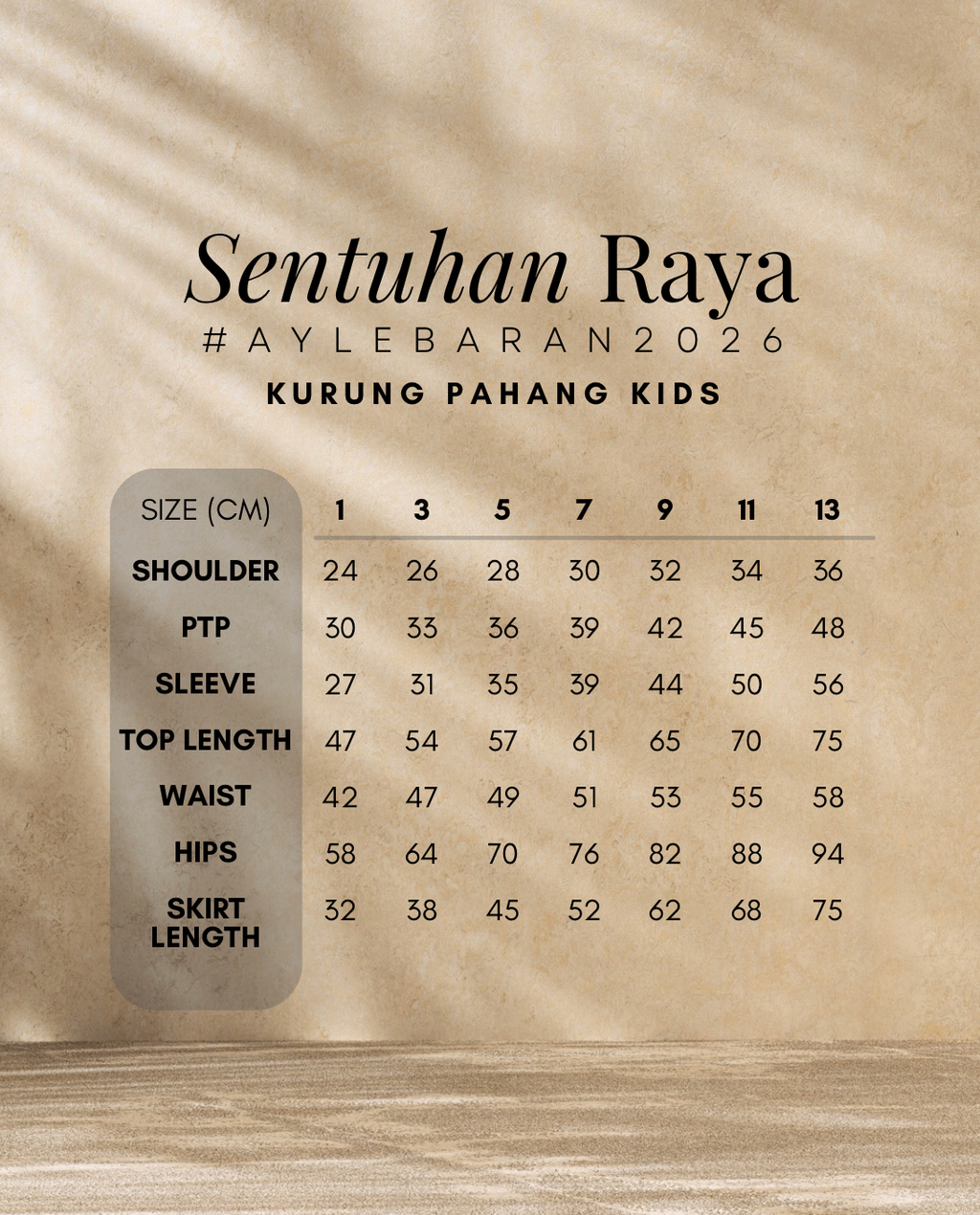 Size Kid Pahang