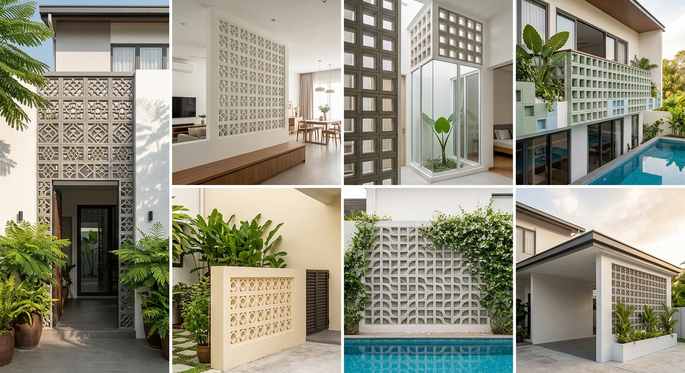 7 Breeze Block Ideas for Modern Malaysian Homes