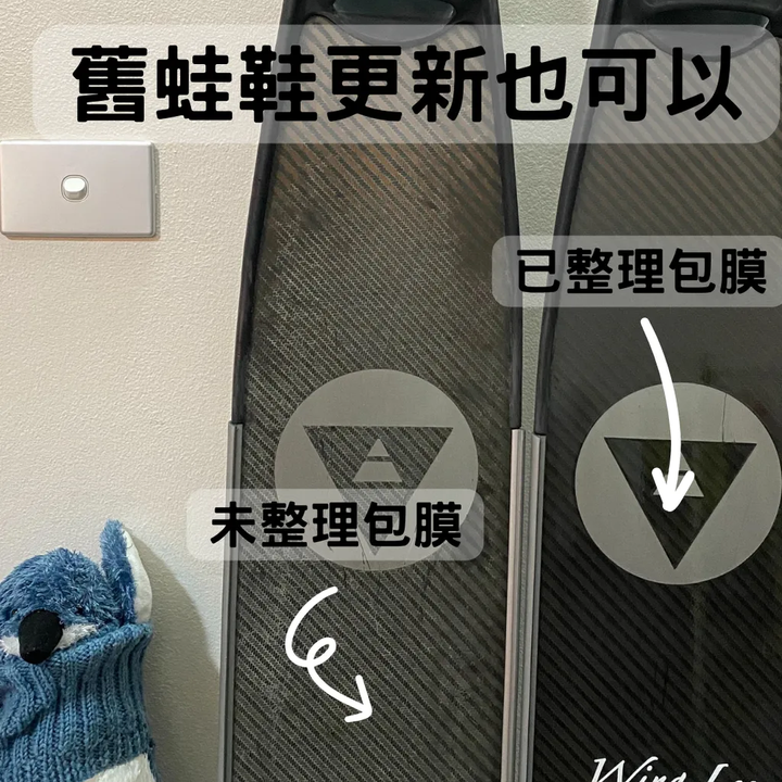 頂級蛙鞋用犀牛皮透明膜