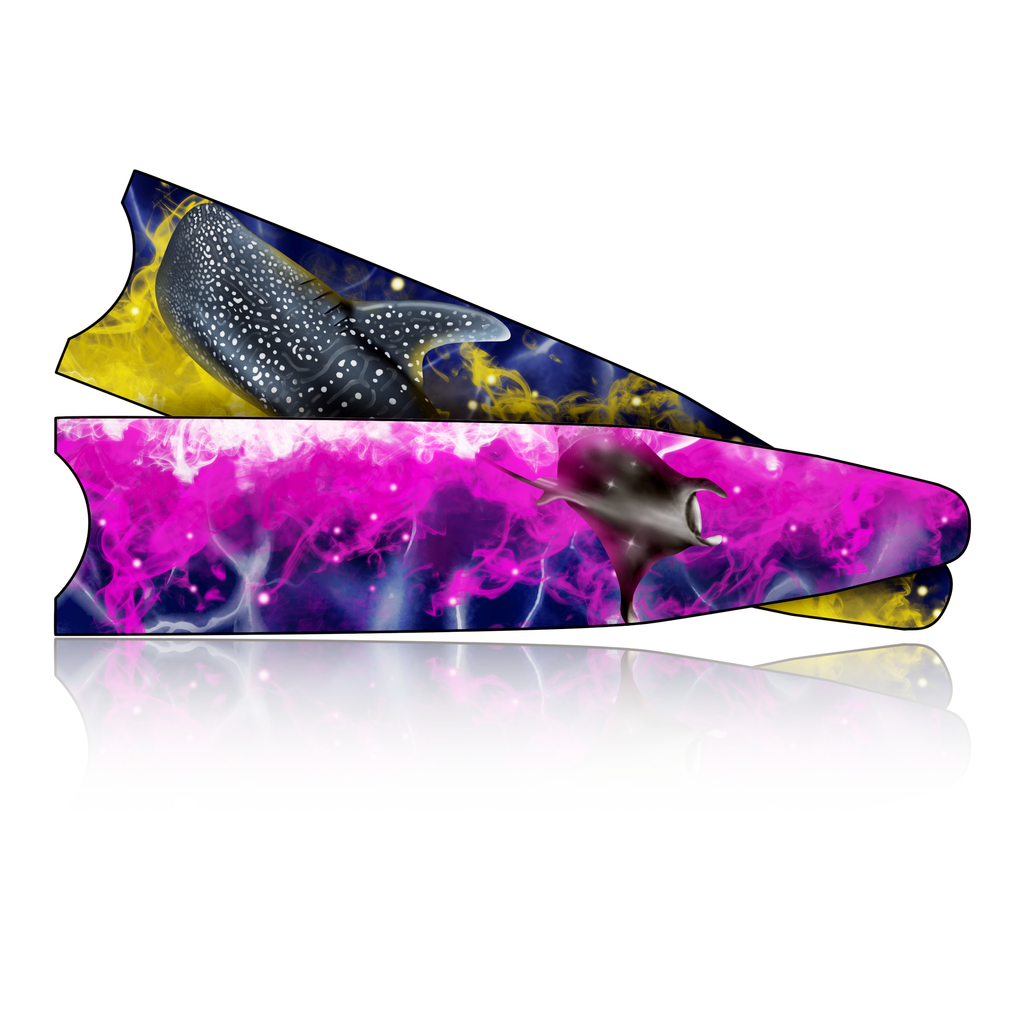 小魟魚客製化倒影