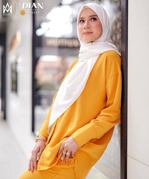 Muslimah Suit Dian Cheesy | Aisysmom