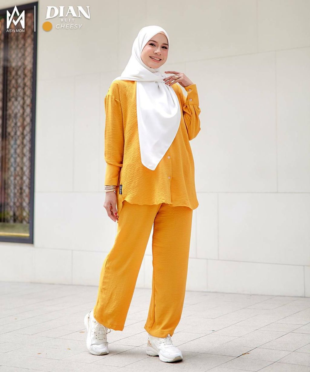 Muslimah Suit Dian Cheesy | Aisysmom