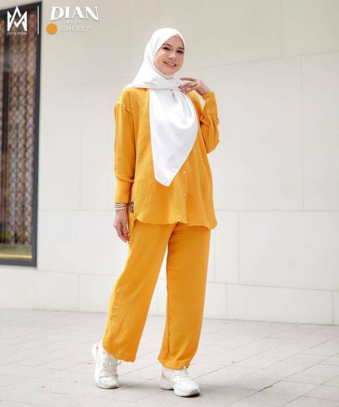 Muslimah Suit Dian Cheesy | Aisysmom