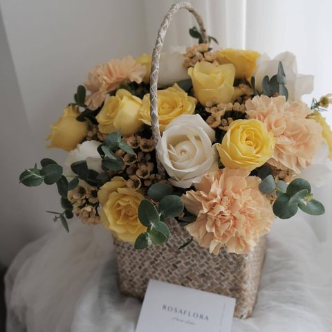 鮮花盆花Basket/Pot – ROSAFLORA Flower Studio