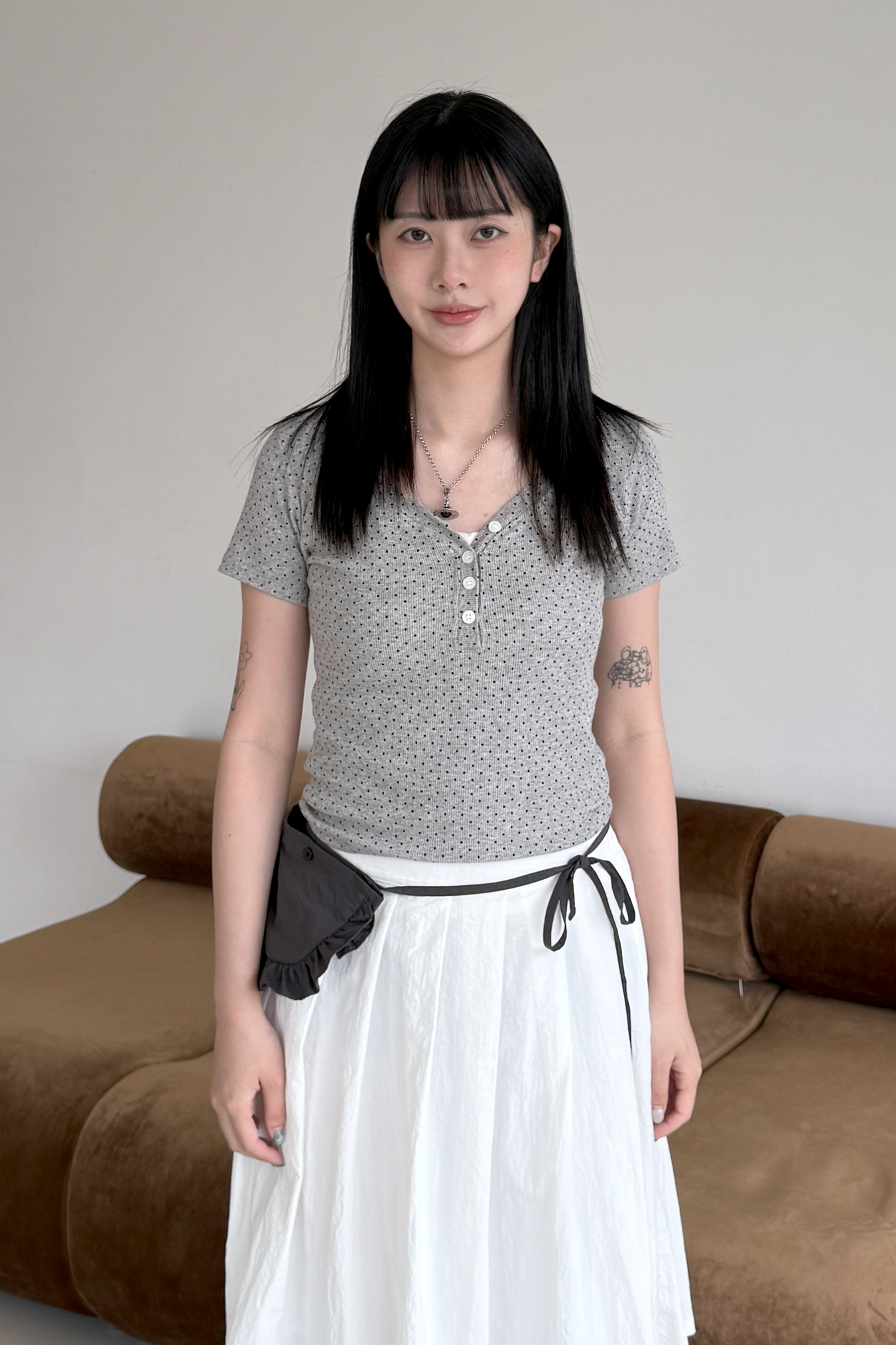點點開襟短袖4