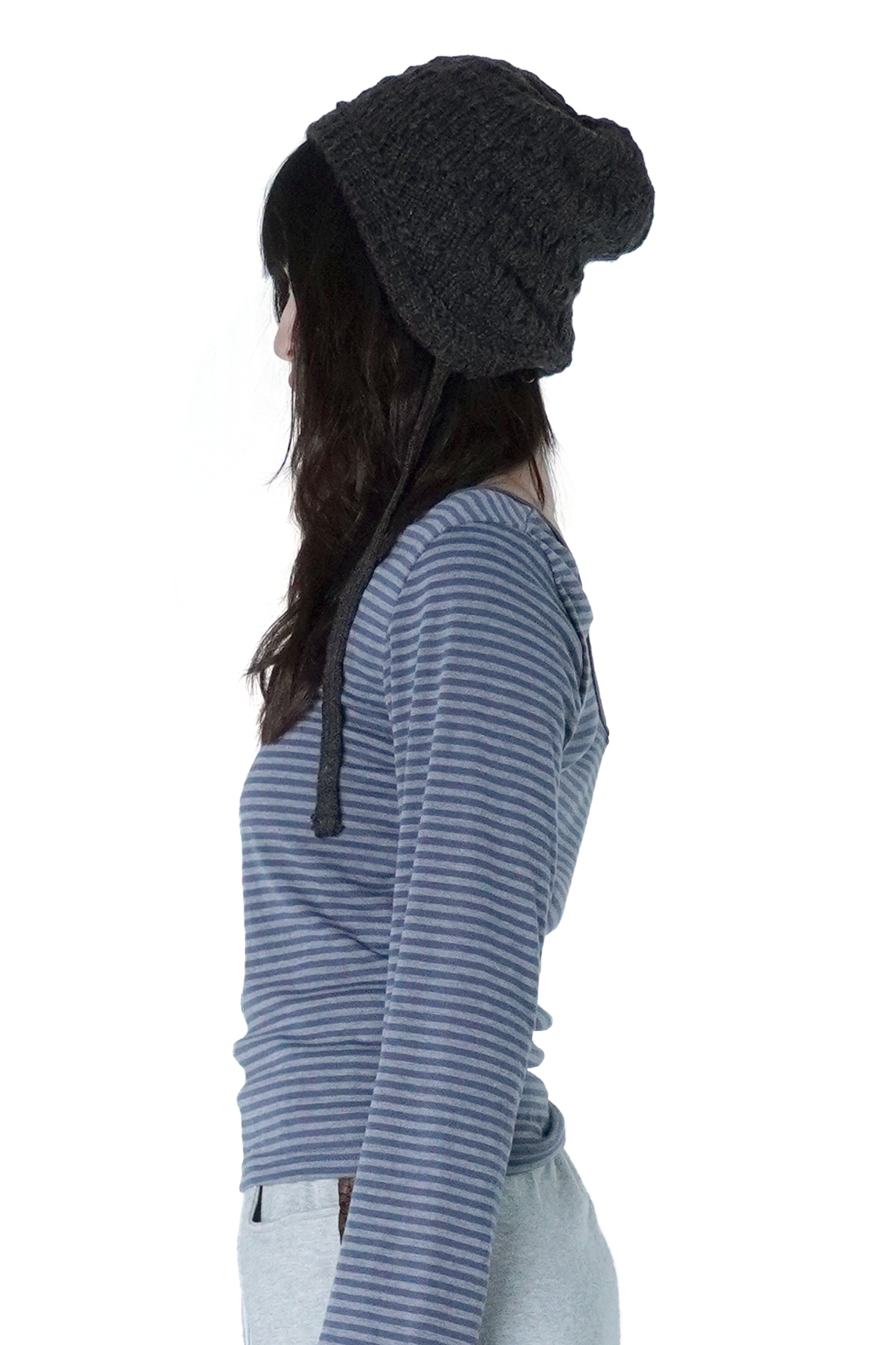 簍空針織護耳帽1