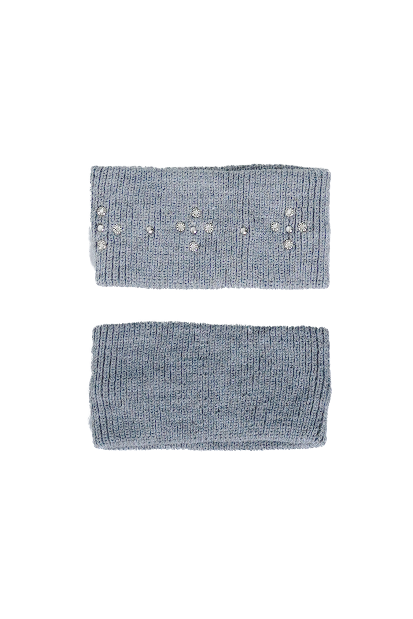 鉚釘針織寬髮帶