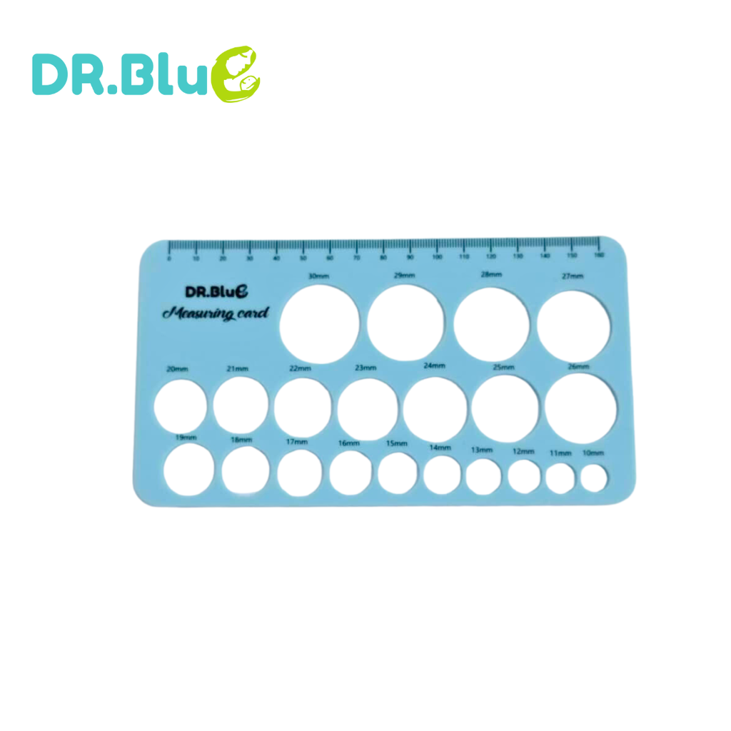 Silicone Nipple Ruler to Measure Optimal Breast Shield Size