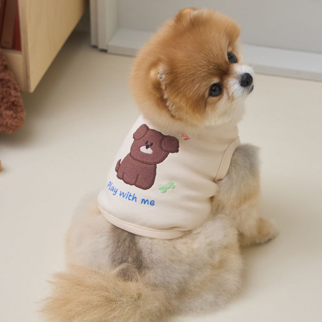 Bennys Play with me Crop T-shirt Ivory_Thumb