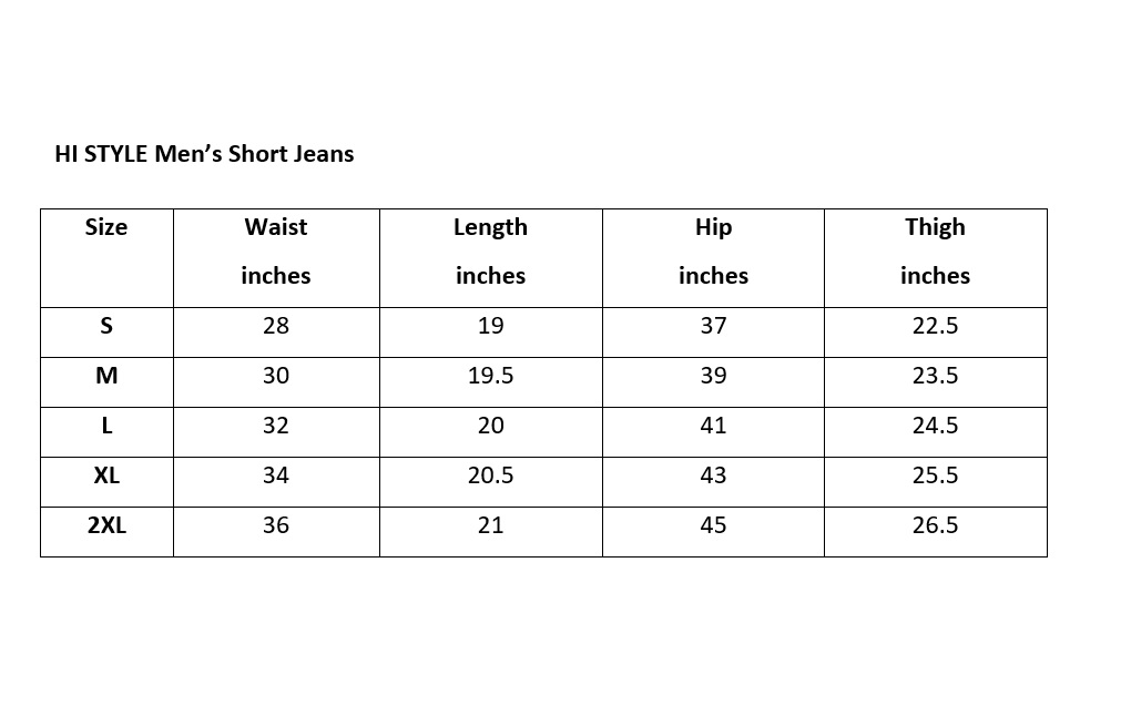 MEN SHORT JEANS