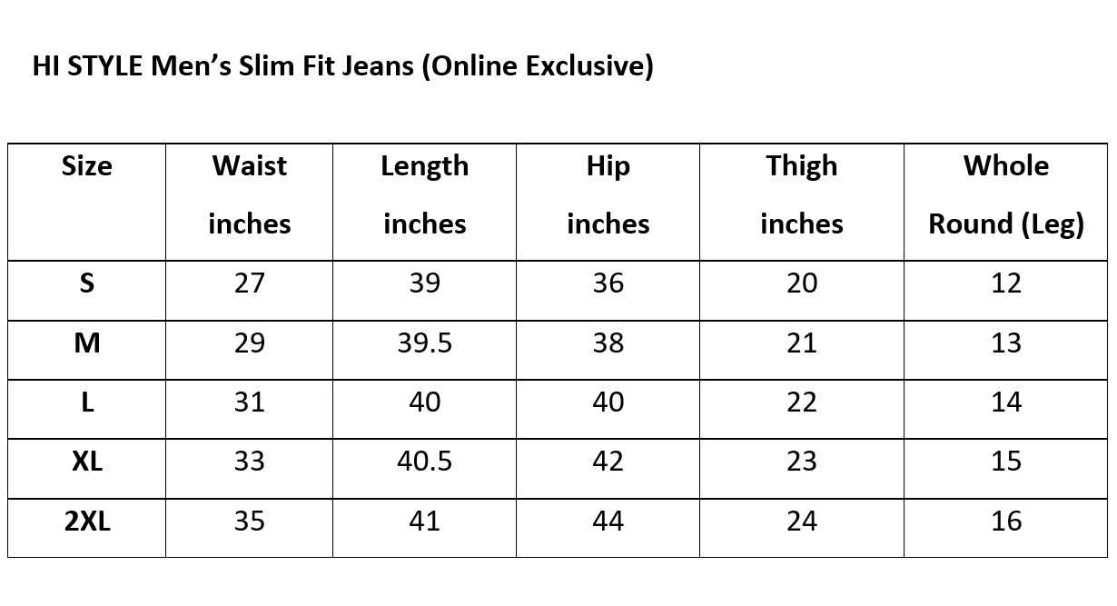 SLIM FIT JEANS ONLINE EXCLUSIVE HSF510437 - 38 -39