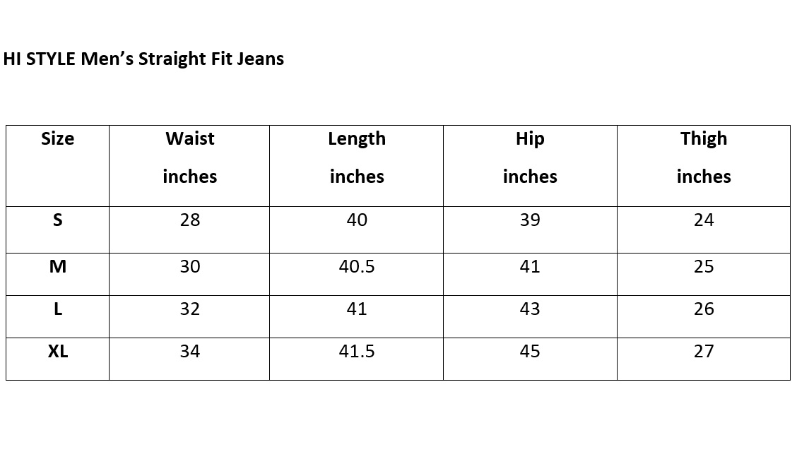 Straight Cut Jeans HSC510225 - 226 - 227 - 247