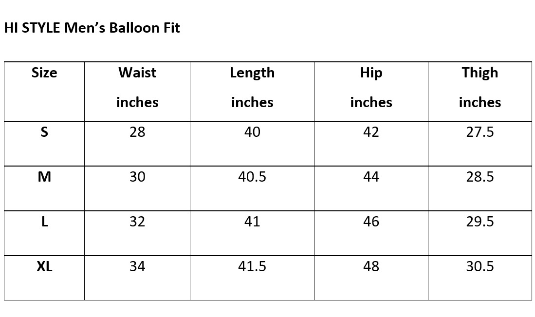 HSH510379 - 380 Balloon Cut pants