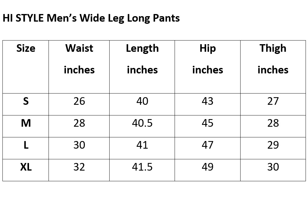 LONG PANTS WIDE LEG 208 - 211