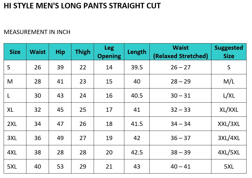STRAIGHT CUT PANTS NEW VER ONLINE EXCLUSIVE