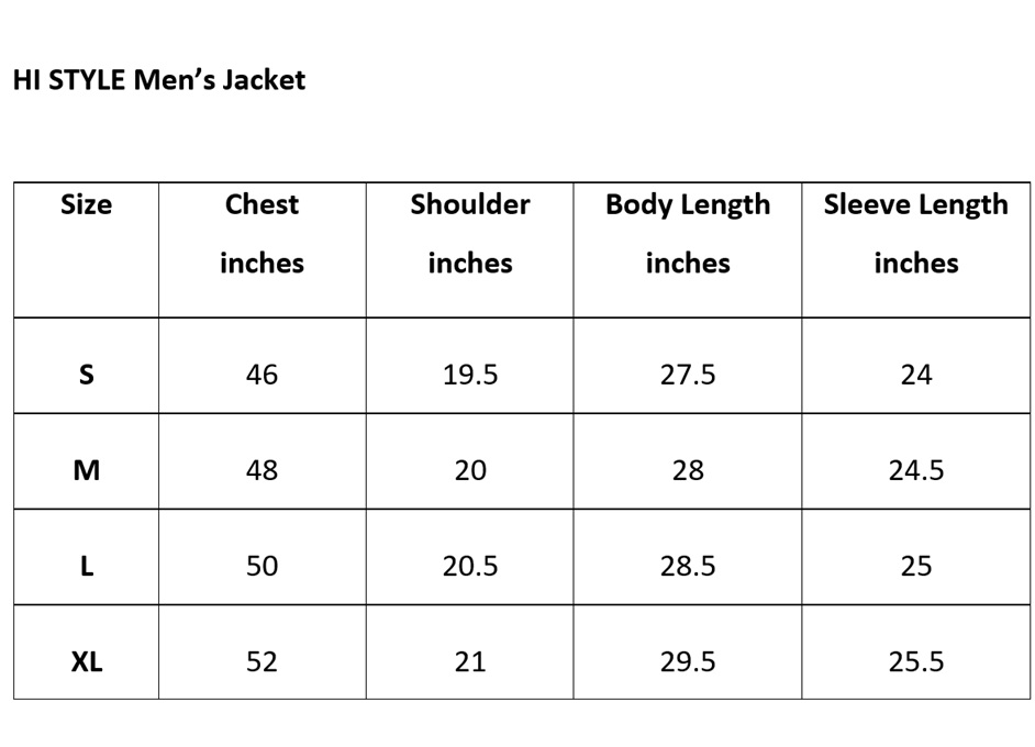 jacket 610253 - 254