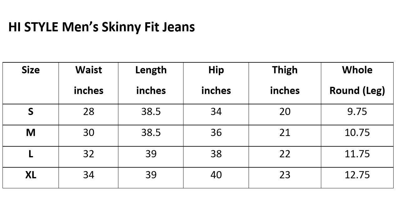 men skinny 2025