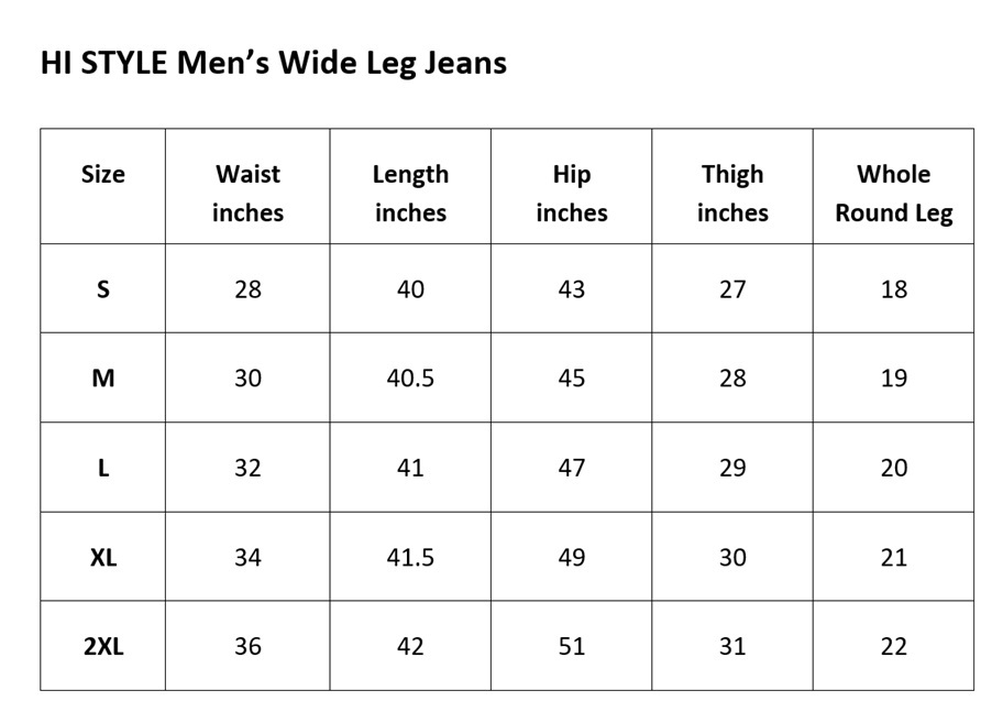 WIDELEG S-2XL