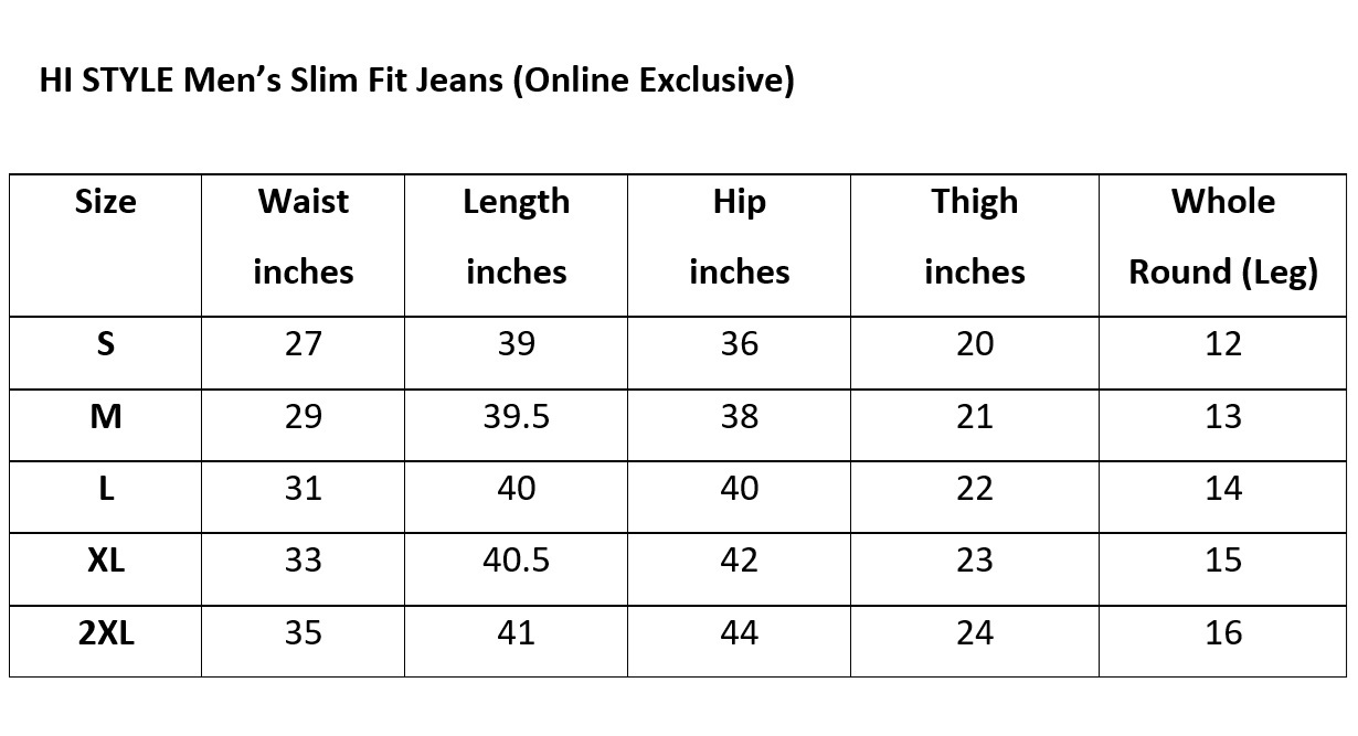 SLIM FIT JEANS ONLINE EXCLUSIVE HSF510437 - 38 -39