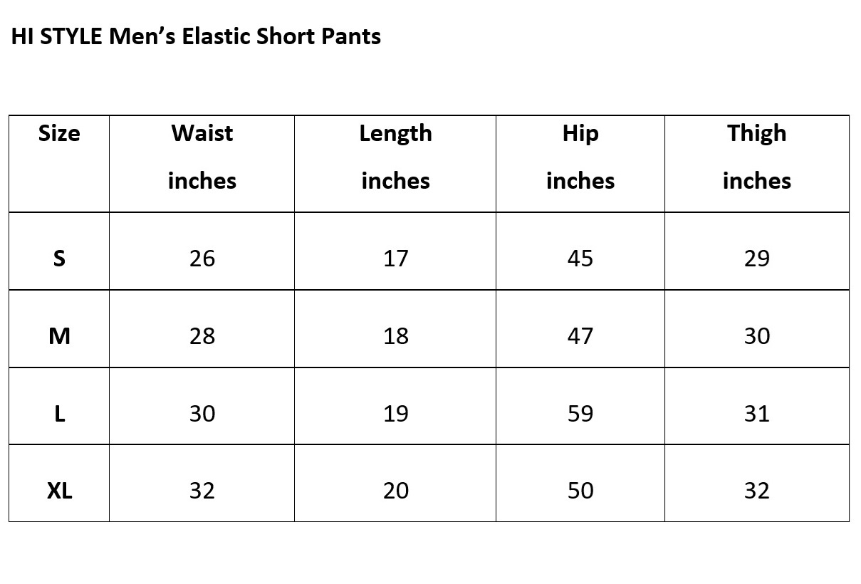 HSL510552 - 53 -54 ELASTIC LOOSE SHORT PANTS