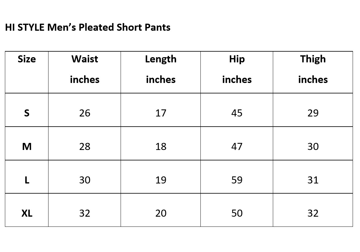 HSL510362 - 363  SHORT PANTS PLEATED