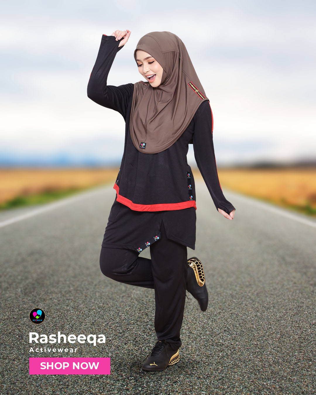 Paparan produk homepage website Rasheeqa