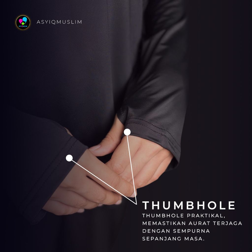 usp inner thumbhole black