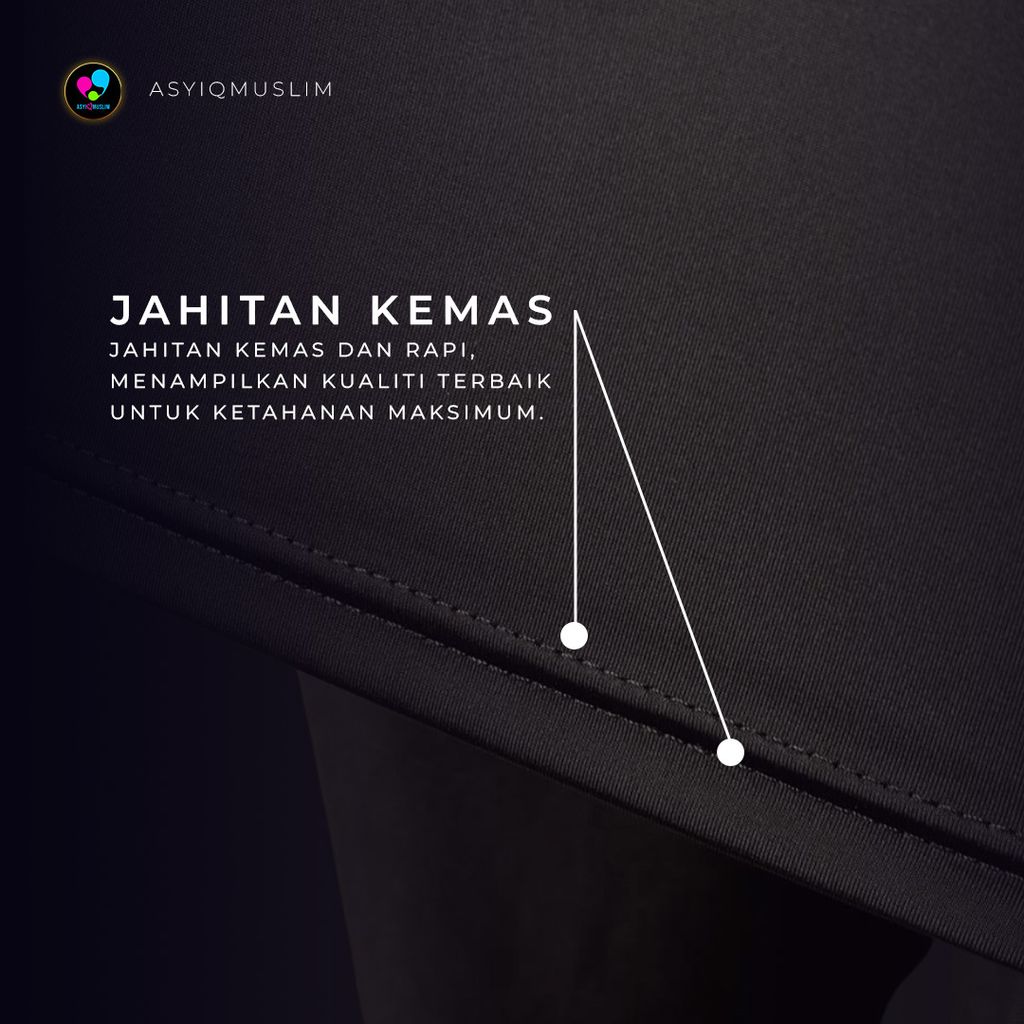 usp inner jahitan kemas black