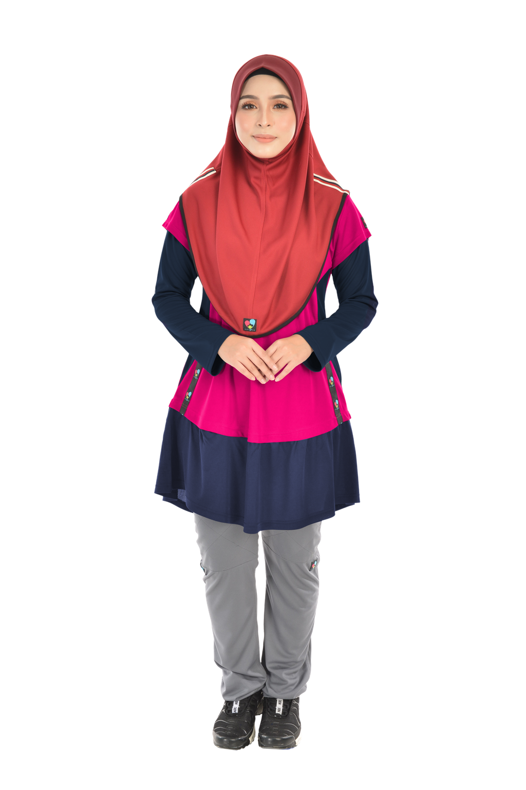 raudah-daily-color change - pink dark blue