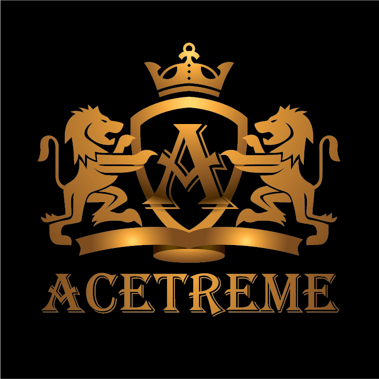 ACETREME Logo (black background)