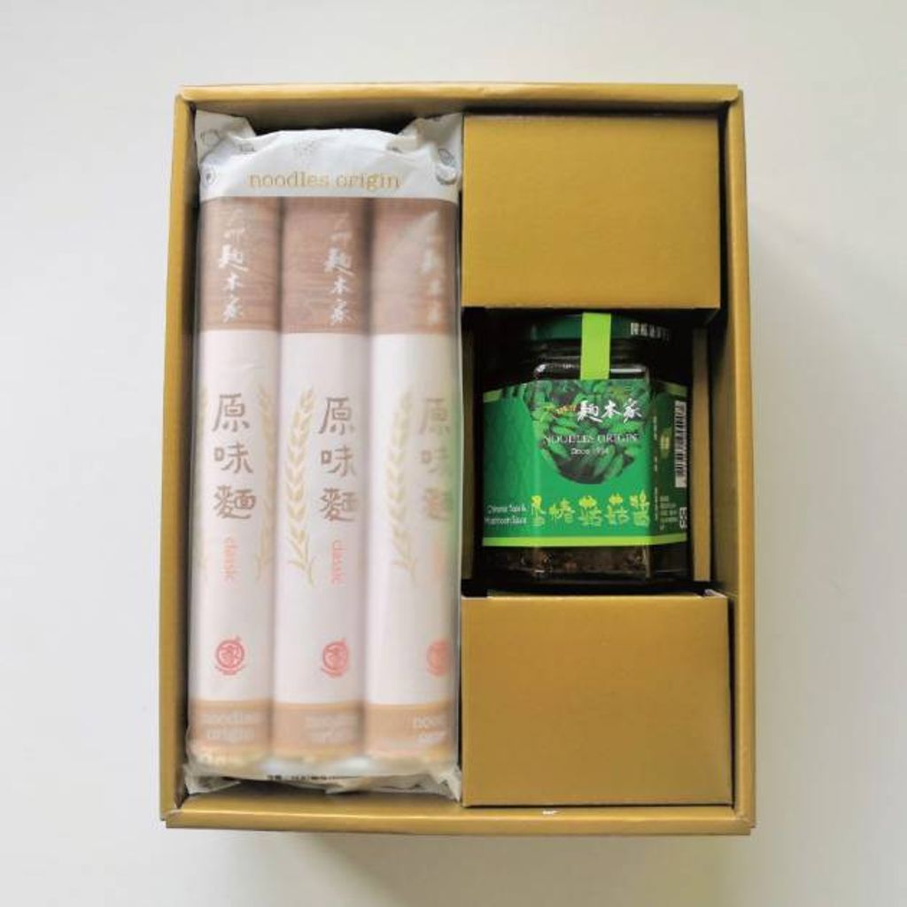 白金禮盒(香椿菇菇醬+原味麵條) - Ying Chen