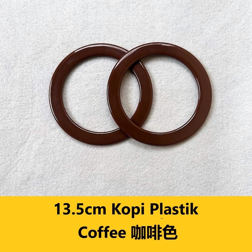 13.5cm Kopi Plastik Coffee 咖啡色