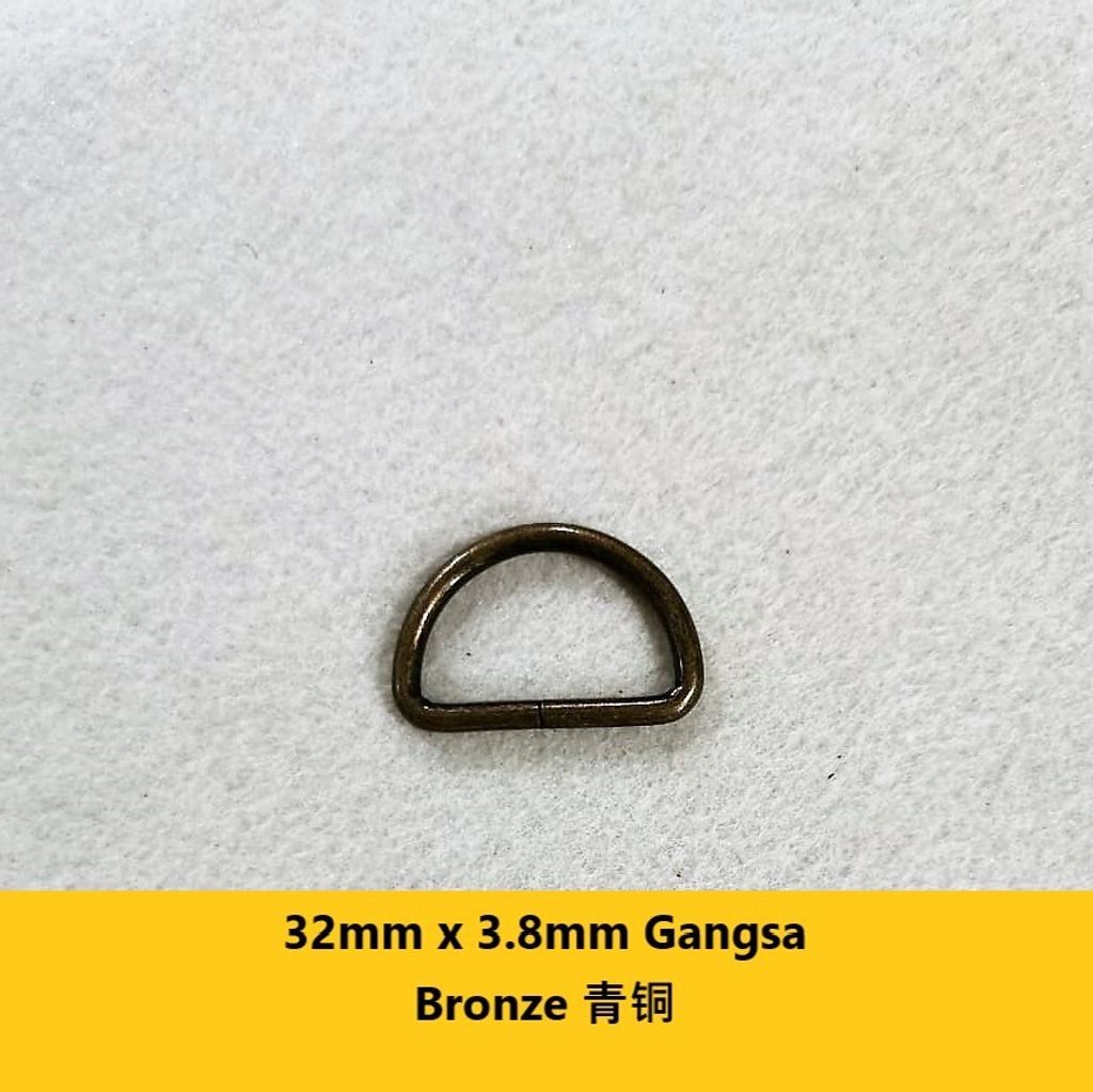 32mm x 3.8mm Gangsa