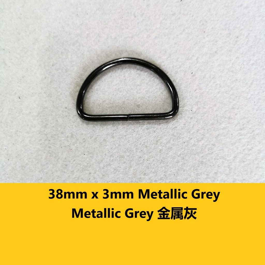 38mm x 3mm M grey