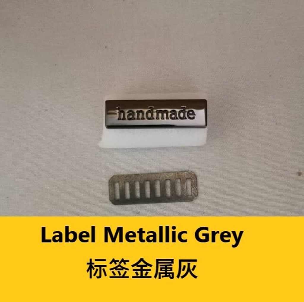 Label Metallic Grey