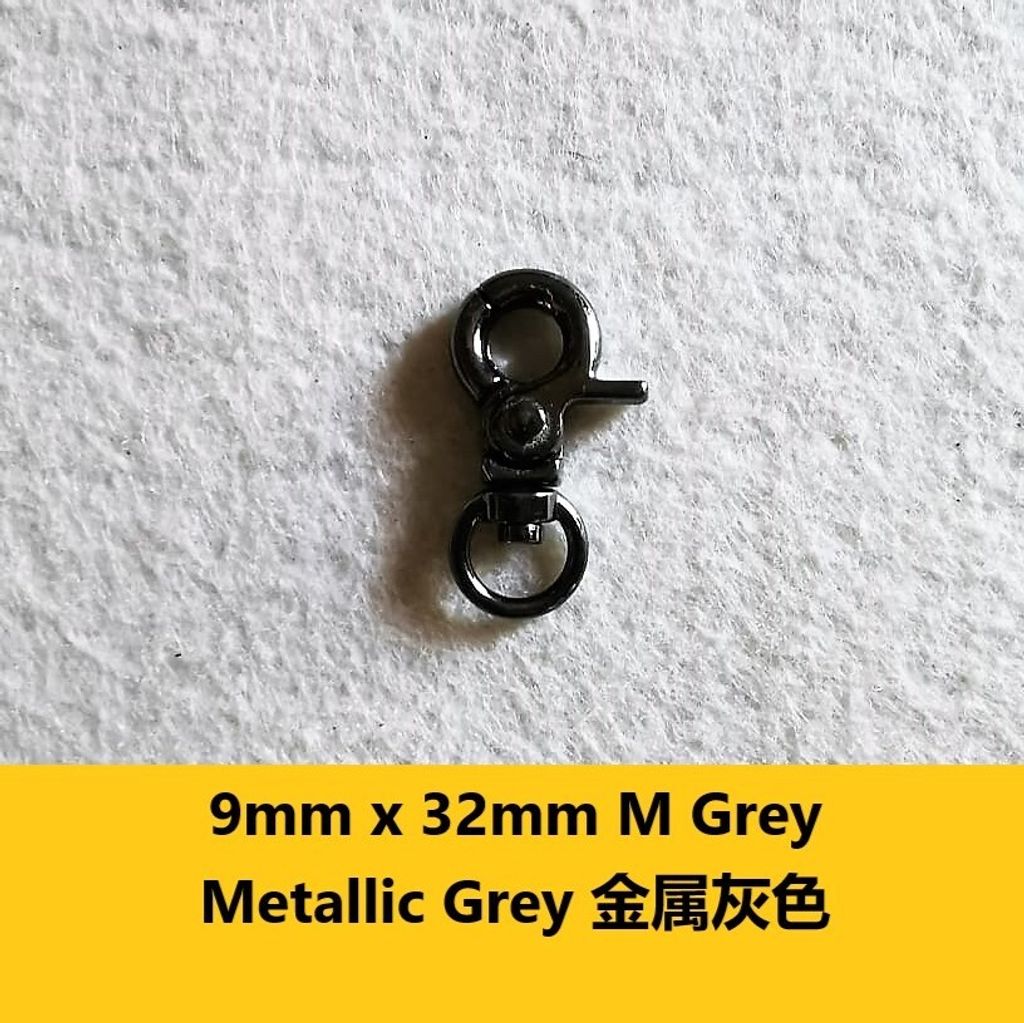 9mm x 32mm M Grey