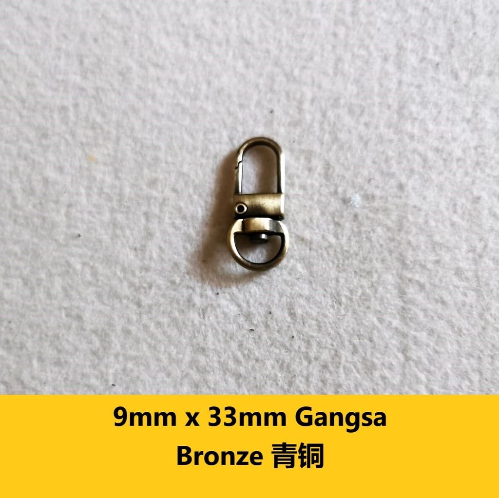 9mm x 33mm Gangsa