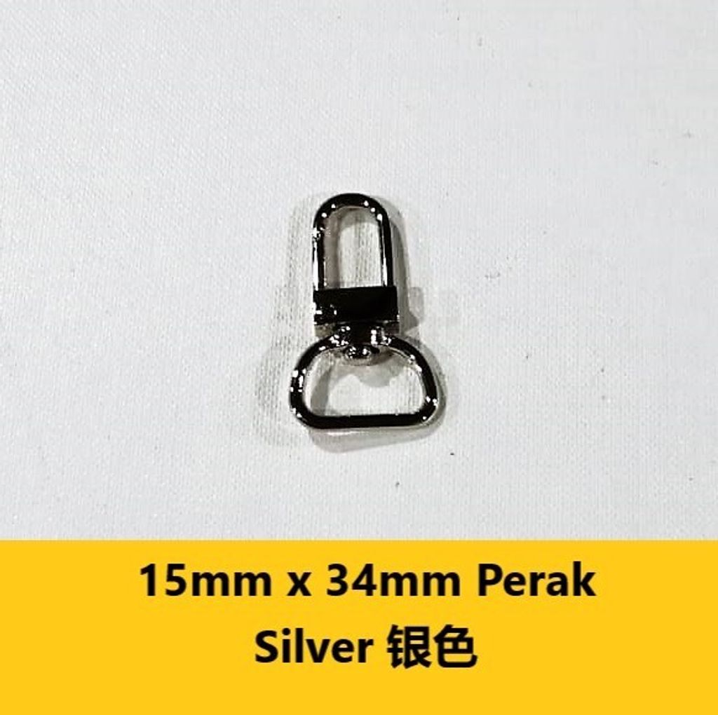 15mm x 34mm Perak