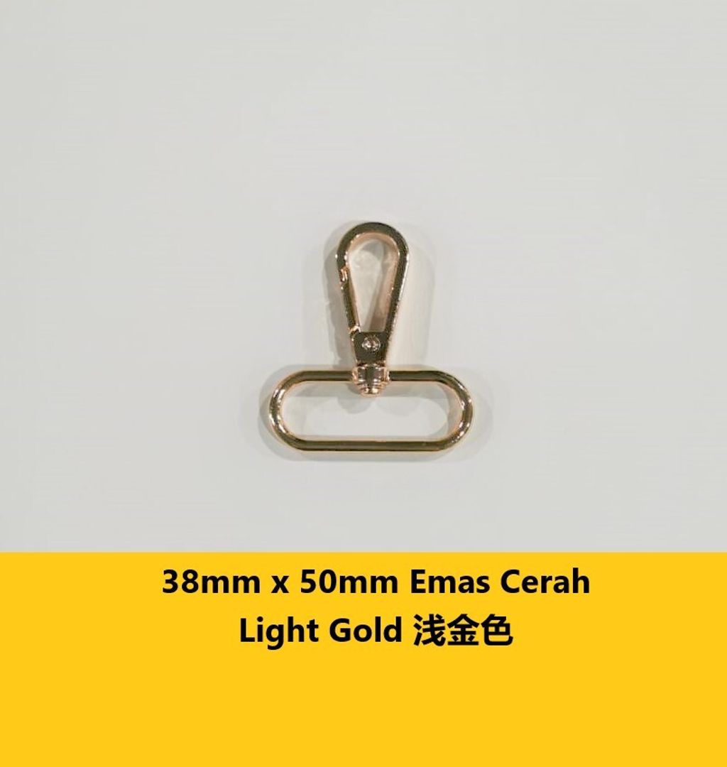 38mm x 50mm Emas Cerah