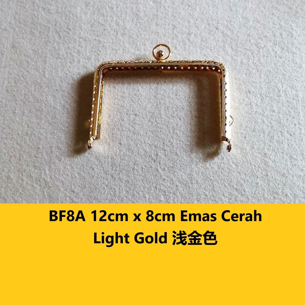 KL8A 12cm x 8cm Emas Cerah